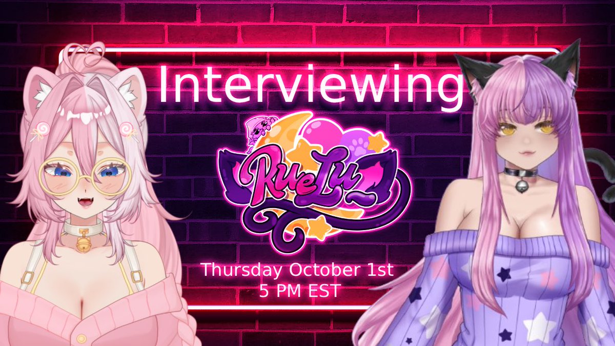 KittyCandy_VT's tweet photo. Tune in Next week for my interview with @RueLu_ ! https://t.co/qtw0LAYn3D and https://t.co/8qq3m1M8RQ https://t.co/EF8rilWX03