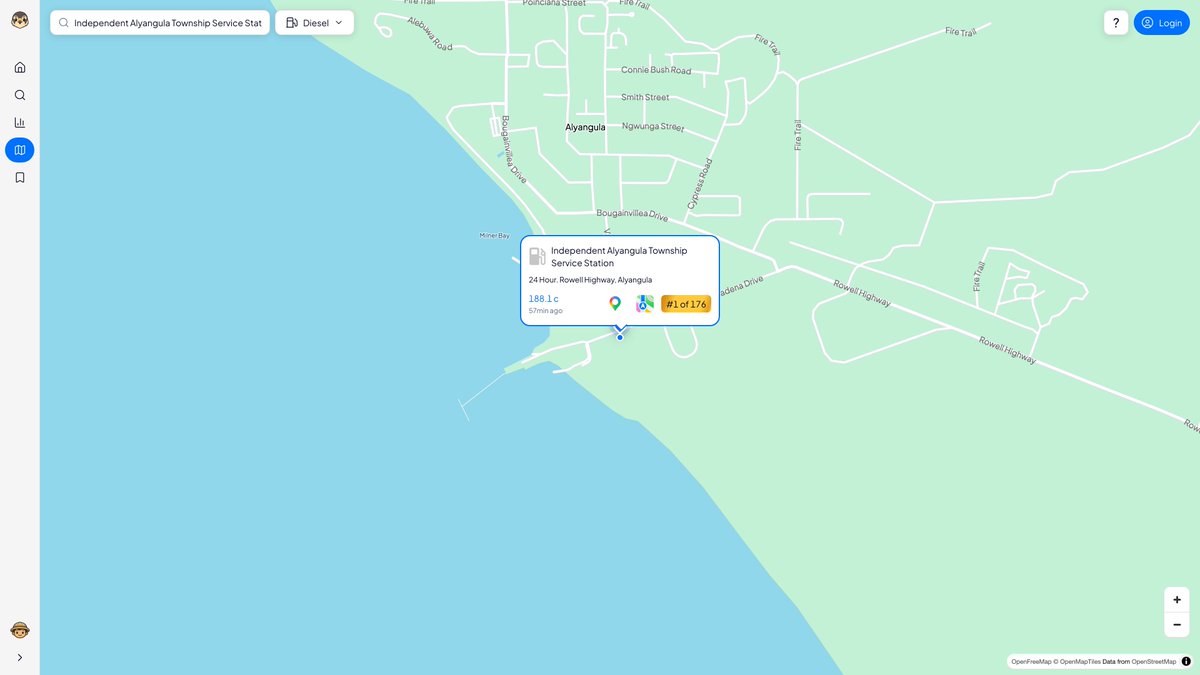 DataDiscovere's tweet photo. Price alert at 6:39am Sep 26, Diesel, Northern Territory 🇦🇺

Most expensive - Puma in Ramingining - 440.0c/L
Cheapest - Alyangula Township Service Station - 188.1c/L

(About £2.34/L and £1.00/L for our UK followers)

The NT is Australia's most remote jurisdiction. https://t.co/WESD7DEDz4