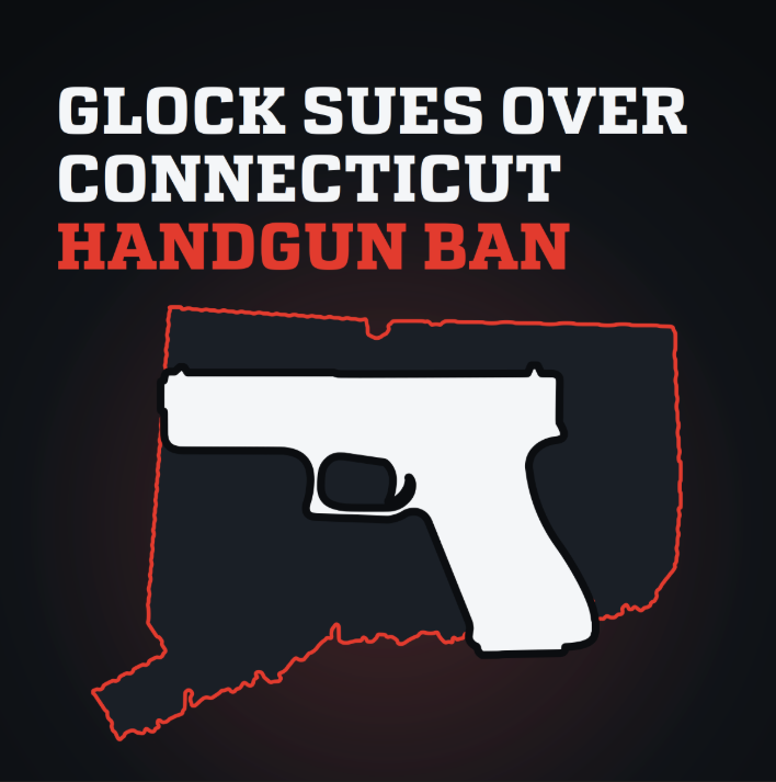gunrights's tweet photo. 🚨 Glock sued Connecticut today.

Its own name on the complaint, in federal court, moving to stop the ban before it takes effect.

Connecticut made it a felony to sell, import, or even ADVERTISE the most popular pistol in America.

Good. More of this. Every gun ban should cost the state a fight from the industry, not just from us.