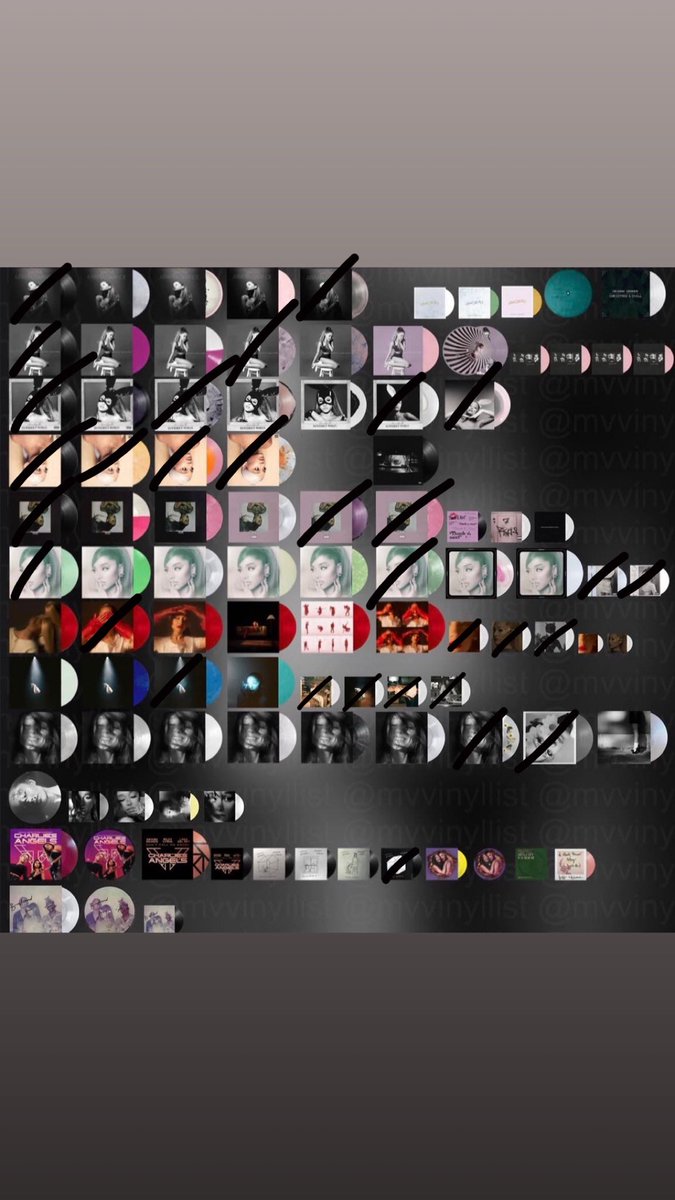 RaeaEngland's tweet photo. my current ariana grande vinyl collection 
(posting this knowing i will get 0 likes lol) https://t.co/Y8VVuqoizC