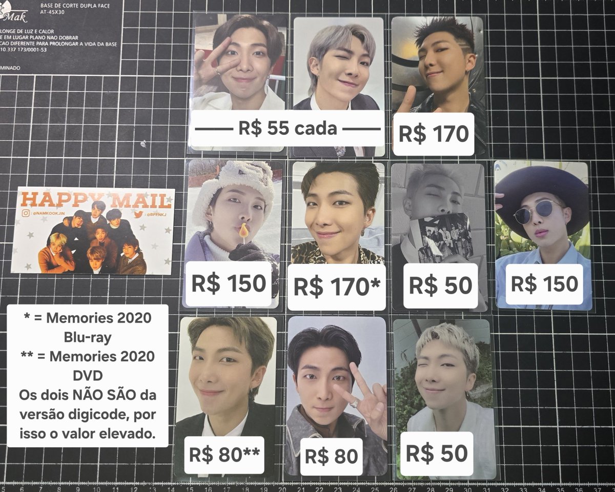 bffnkj's tweet photo. VENDA VENDO SEOKJIN JIN NAMJOON RM JUNGKOOK J-HOPE HOSEOK BTS

💸 Valor + frete a calcular;
📌  Preferência por pagamento imediato, mas posso reservar :)
💳 Pagamento por Pix ou Mercado Pago (contém acréscimo)

💌 Info https://t.co/qRk3MmtM0K
💬 +200 feedbacks no IG namkookjin https://t.co/TkrYw7bVqE
