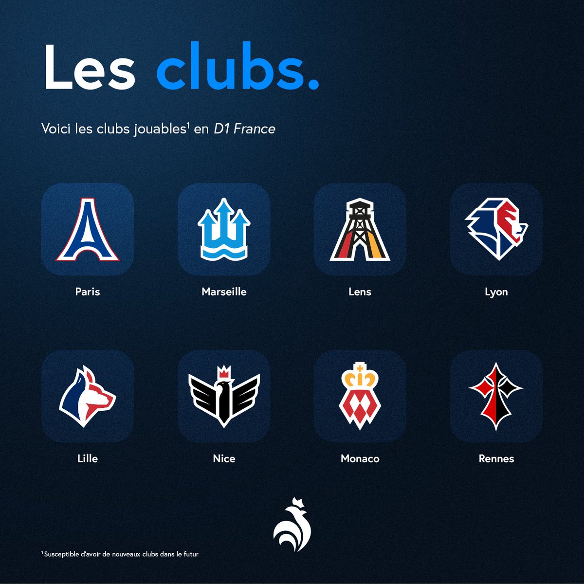specialonefr's tweet photo. 🇫🇷 Les clubs sont prêts.

Paris, Marseille, Lens, Lyon, Lille, Nice, Monaco, Rennes…

Choisis ton club, compose ton équipe et tente de l’emmener jusqu’au sommet dans The Special One. 🏆

À toi de jouer. https://t.co/rw2qrGgE7b https://t.co/nP68Ru8Gls