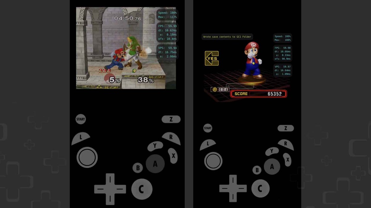 NinWire's tweet photo. Wii and GameCube games are now playable at 60 fps on iOS devices without JIT. 

https://t.co/x9fyNesxgB https://t.co/bSuqk3u3hn