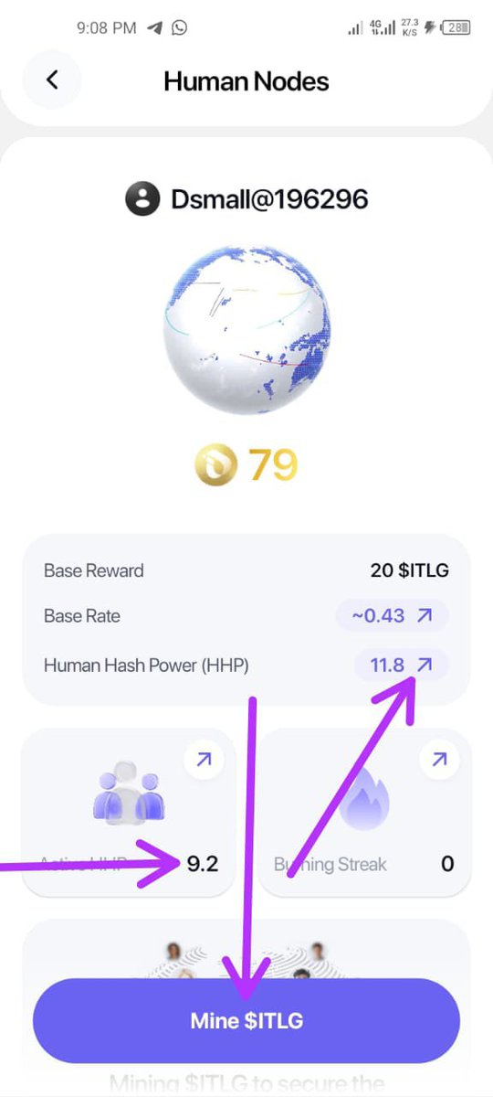 Sadiya06924819's tweet photo. Remember to claim $ITLG every 4 HOURS ?

How much ITLG YOU ACCUMULATE EVERY 4 HOURS?

ME IS 79.....85  ITLG 
it depend on my active referral
#InterLink #ITLG #ITL #PrivateMainnet💜 https://t.co/W0PooYneY4