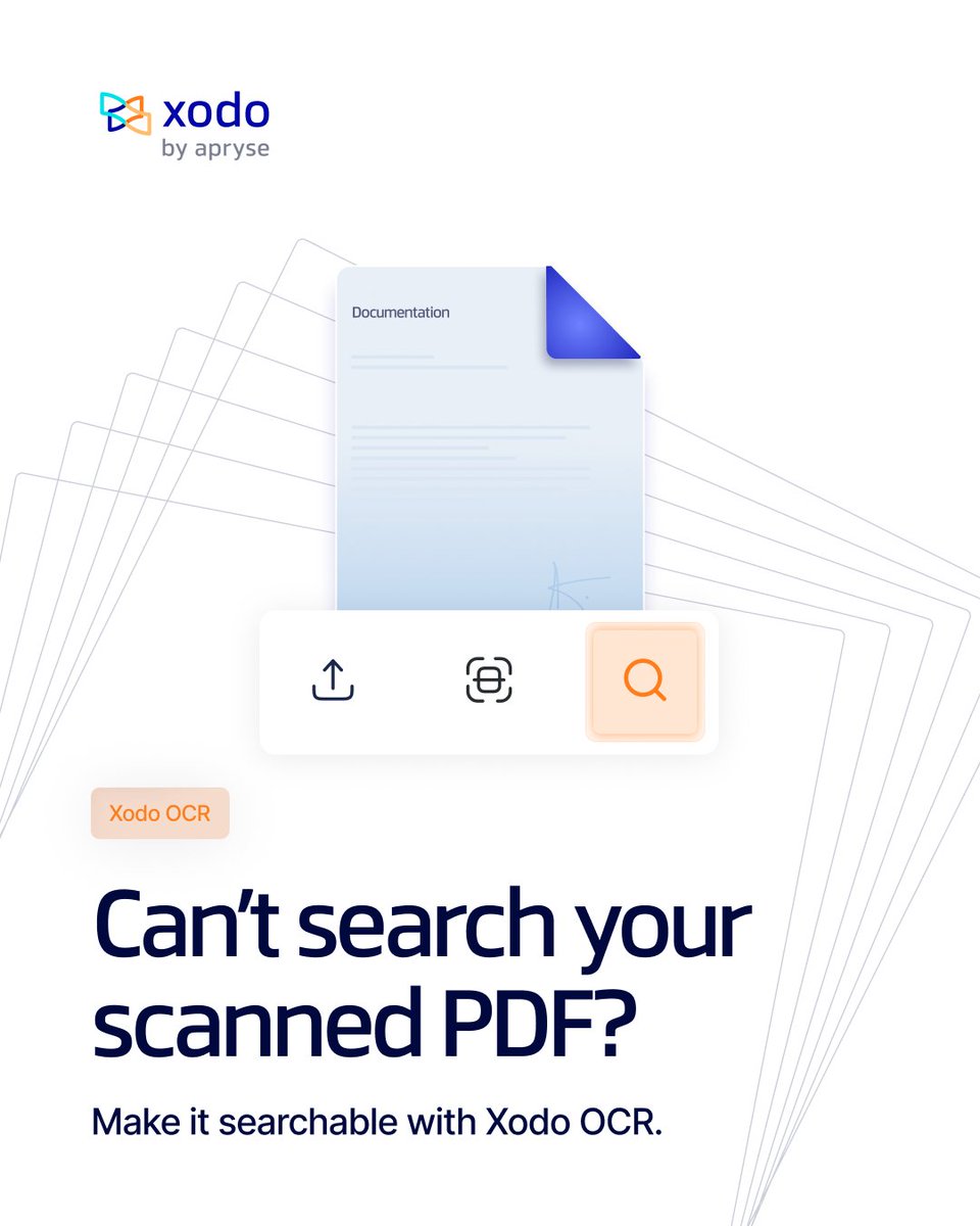 XodoPDF's tweet photo. A scanned PDF may look like text but still act like an image.

Use Xodo OCR to make scanned PDFs searchable and turn them into selectable text.

Try it: https://t.co/ZobHSWwrin

#Xodo #OCR #PDFtools #DocumentWorkflow https://t.co/DPx8wcHMp9