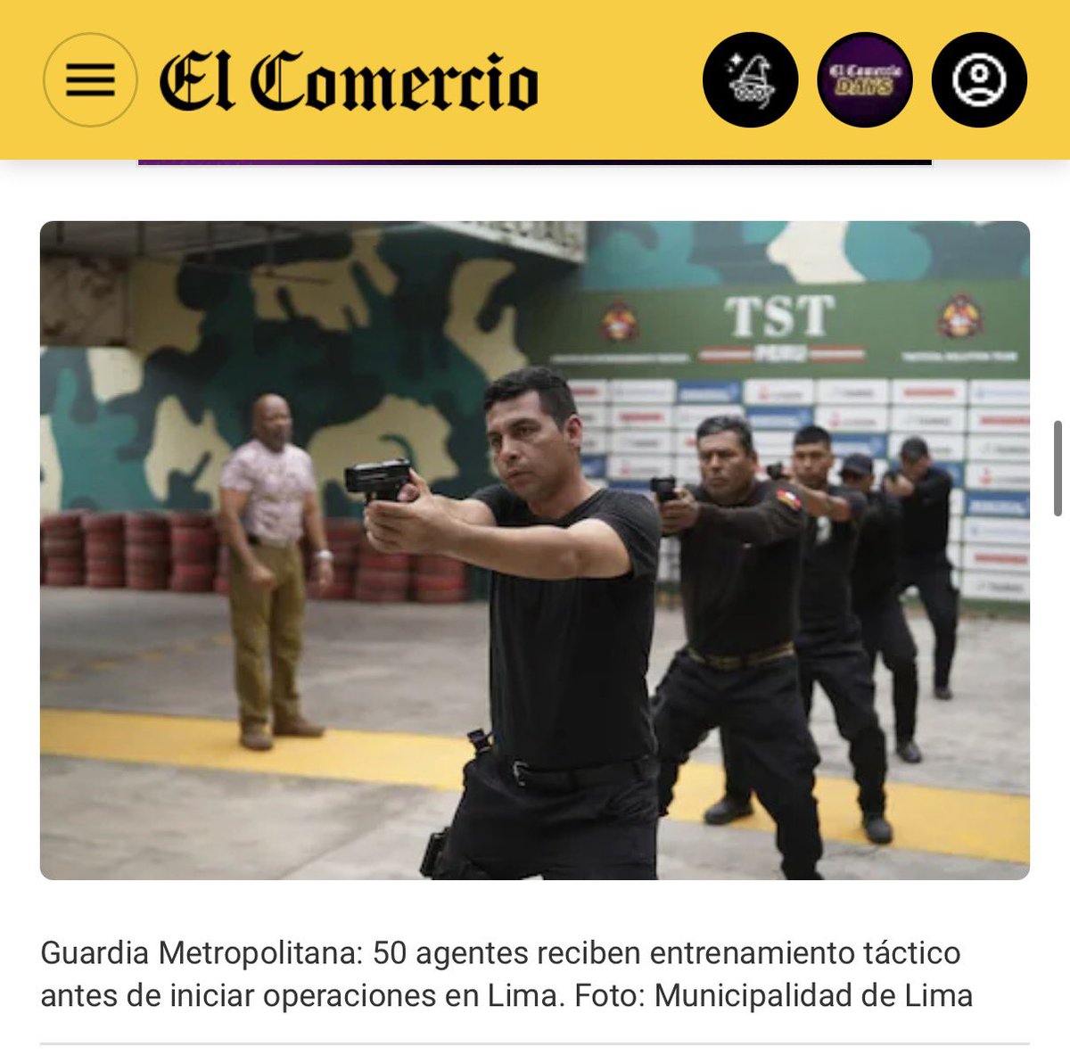 NicoZevallosT's tweet photo. Espero que estas armas sean de plastico xq de otra forma el entrenamiento que estan recibiendo tiene serios problemas si te enseñan a apuntarle a tu compañero en la nuca 🤦🏻‍♂️ https://t.co/ZphWtMiIRm