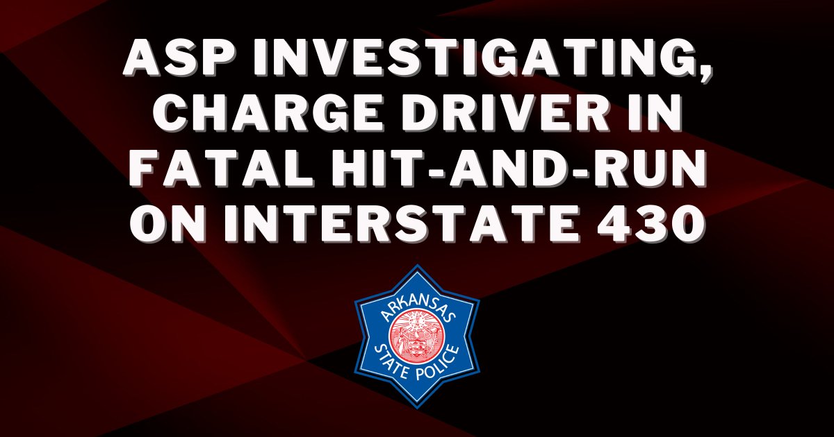 ARStatePolice's tweet photo. Kaleigh Reaves, 24, of Little Rock, has been charged in a Sept. 14 pedestrian fatality that occurred on I-430, claiming the life of a 36-year-old Hot Springs woman.
Reaves turned herself in at Pulaski County District Court on Sept. 18.
https://t.co/kJdommrXSN https://t.co/bjNSqDwukl