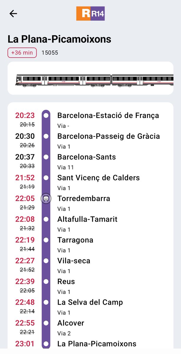 montgd's tweet photo. Vinga! Comencem la setmana amb alegria! Dilluns 21 de setembre @rodalies @AfectRodalies @SilviaPaneque @salvadorilla @Cansadoderenfe @renferetard https://t.co/a5gPAb7xMM
