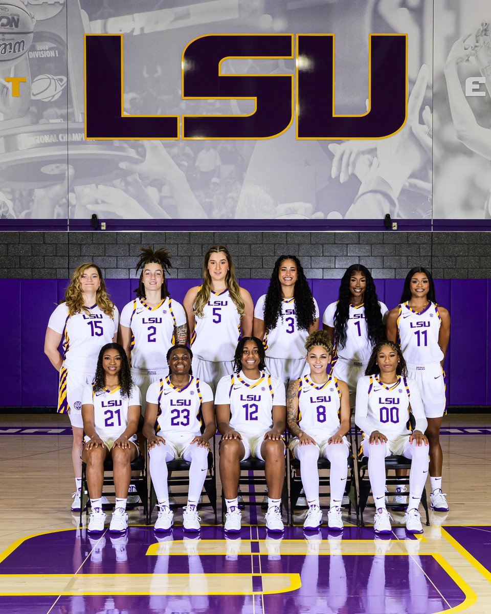 LSUwbkb's tweet photo. Your 2026-27 LSU Fighting Tigers https://t.co/7gVklaO2Y2