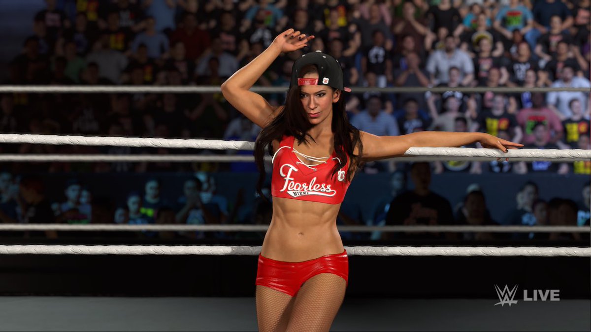 xchr4sx's tweet photo. Being able to do this in a video game in 2026 is kind of crazy #WWE2K26 https://t.co/IxpWCunGhw