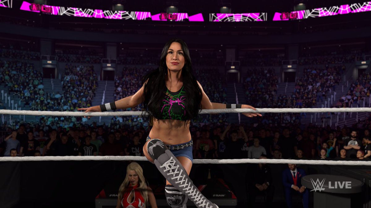 xchr4sx's tweet photo. Being able to do this in a video game in 2026 is kind of crazy #WWE2K26 https://t.co/IxpWCunGhw