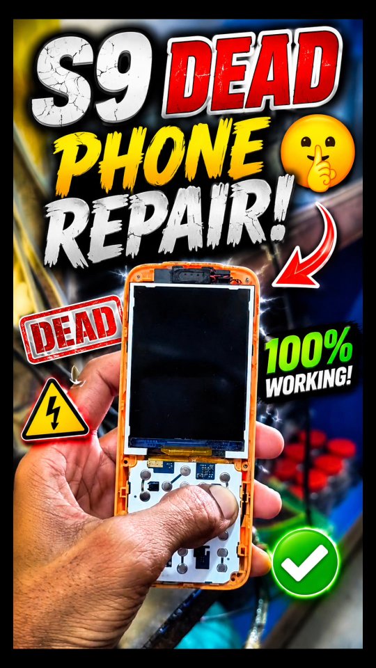 CarollFlan52's tweet photo. S9 dead phone repair https://t.co/vwumZn161A