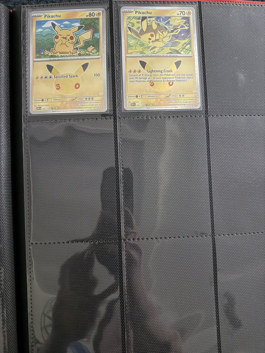 WayseekingJedi's tweet photo. I did manage to snag a lot of them (I’d pulled 10 from packs I’d managed…but I love the pikachus 😭) https://t.co/qfJXI39awg