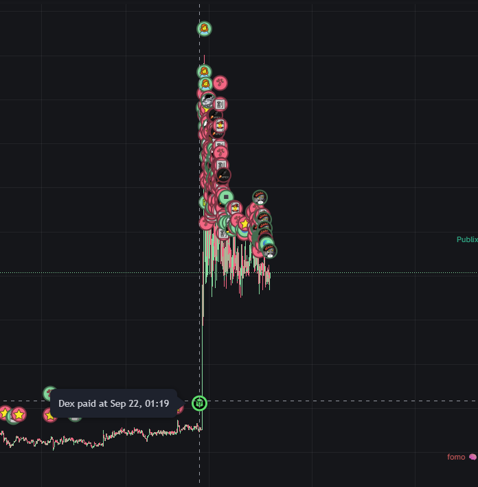 ottabag's tweet photo. I didn't know paying dex does that to a chart https://t.co/lKJ7edKEe9