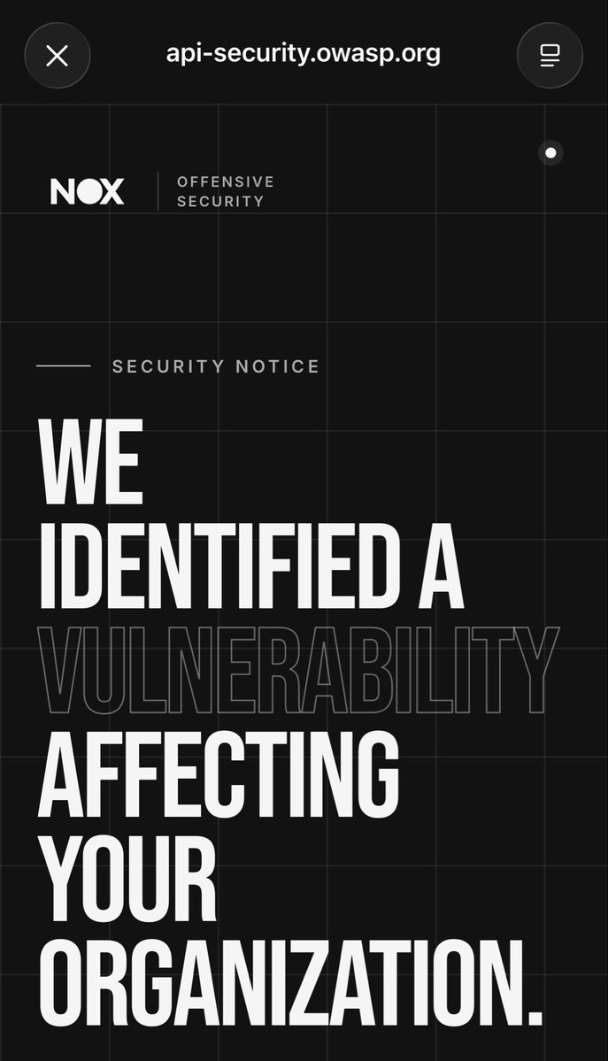 0xTib3rius's tweet photo. Um...did @owasp just suffer a subdomain takeover or something worse? 👀😬 https://t.co/iHvMxeEkoS