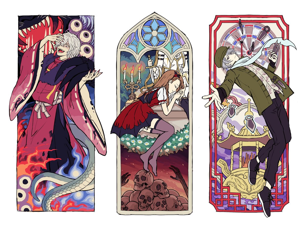 fukakutei_x's tweet photo. ミリエム自担＋αでヴィランズ https://t.co/VkRYNui0pB