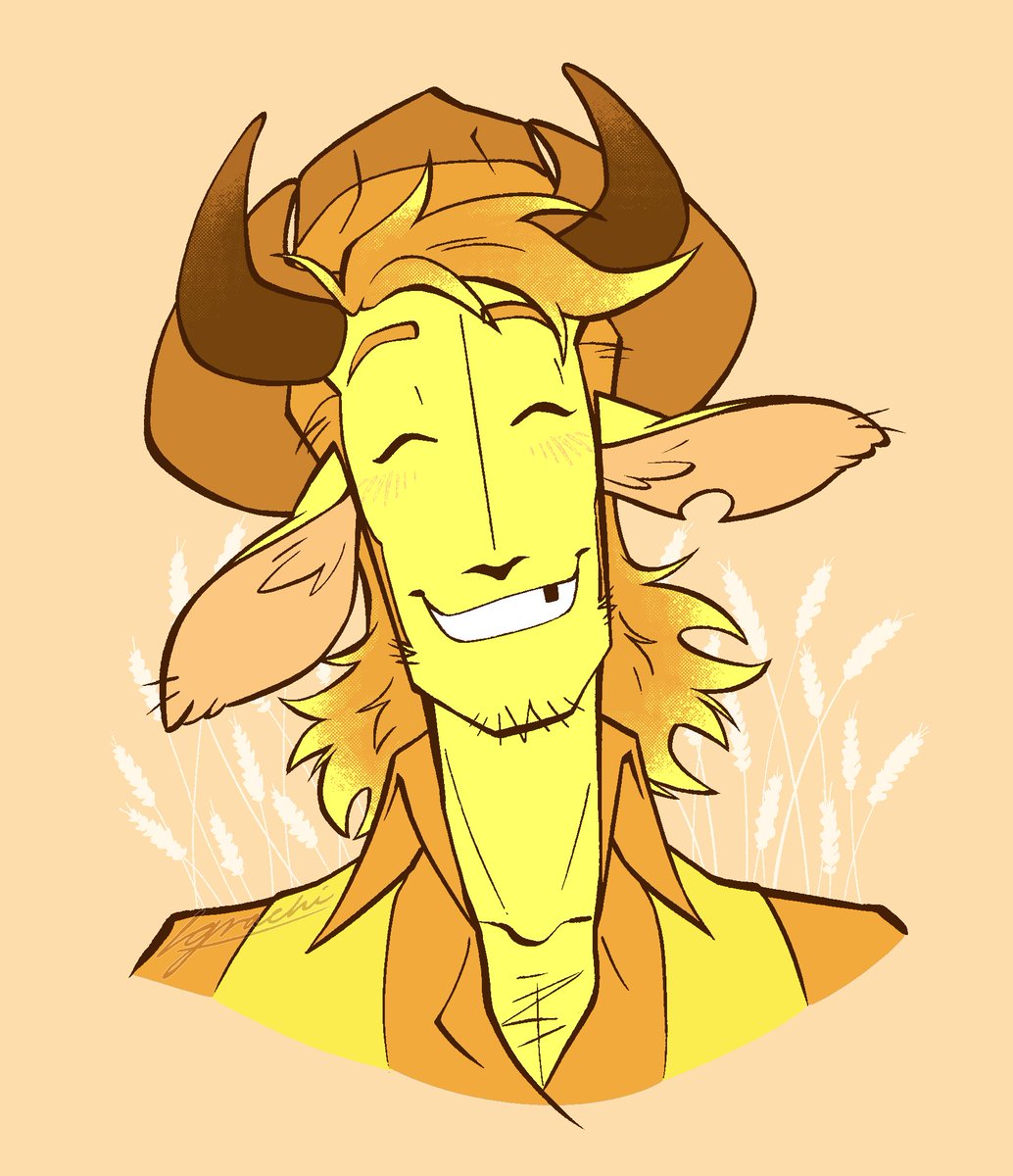 Iqrachi's tweet photo. Moo-haw 🐮🌻

#deltarune #yellow https://t.co/iLdOOWd61B
