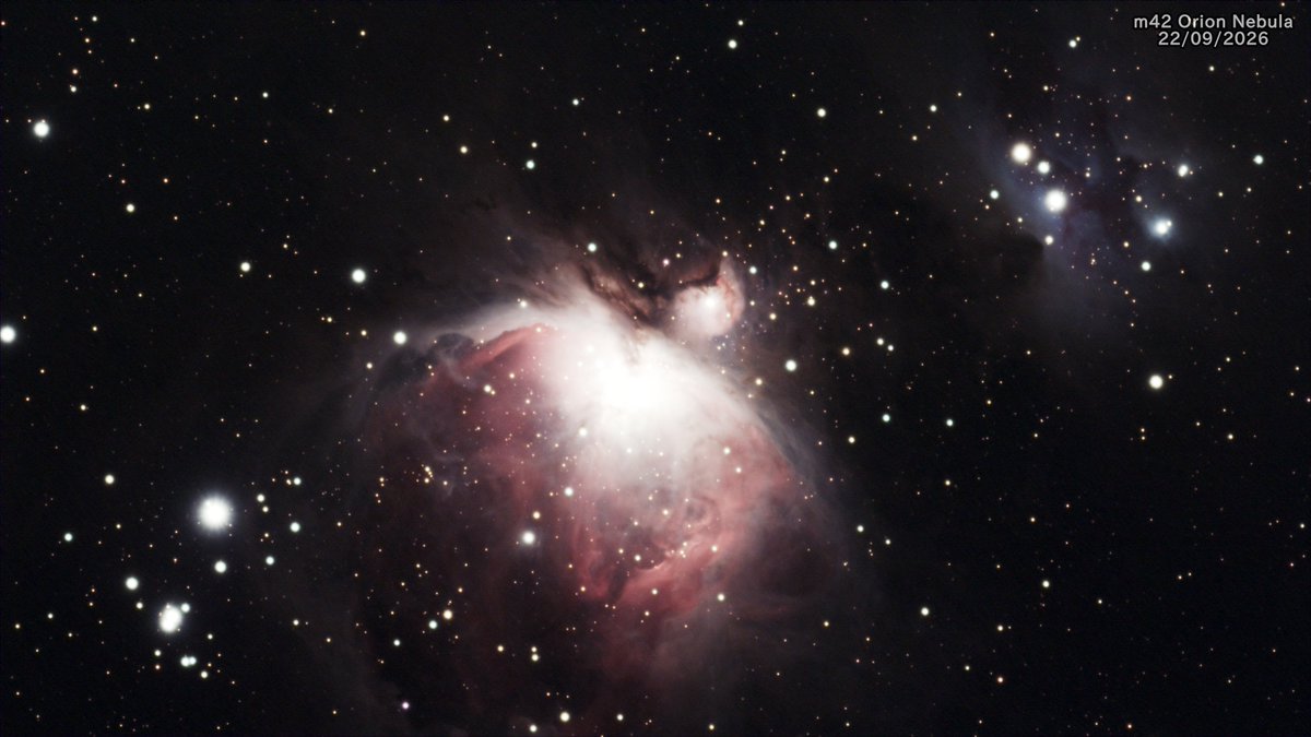 KayThey_Astro's tweet photo. It's been 6 months, but orion has begun to come back arround, now armed with better gear and more exsperience with image processing I am very happy with the results of just 1 hour of integration time
#astrophotography #astronomy #space https://t.co/UsSqAyW7wt