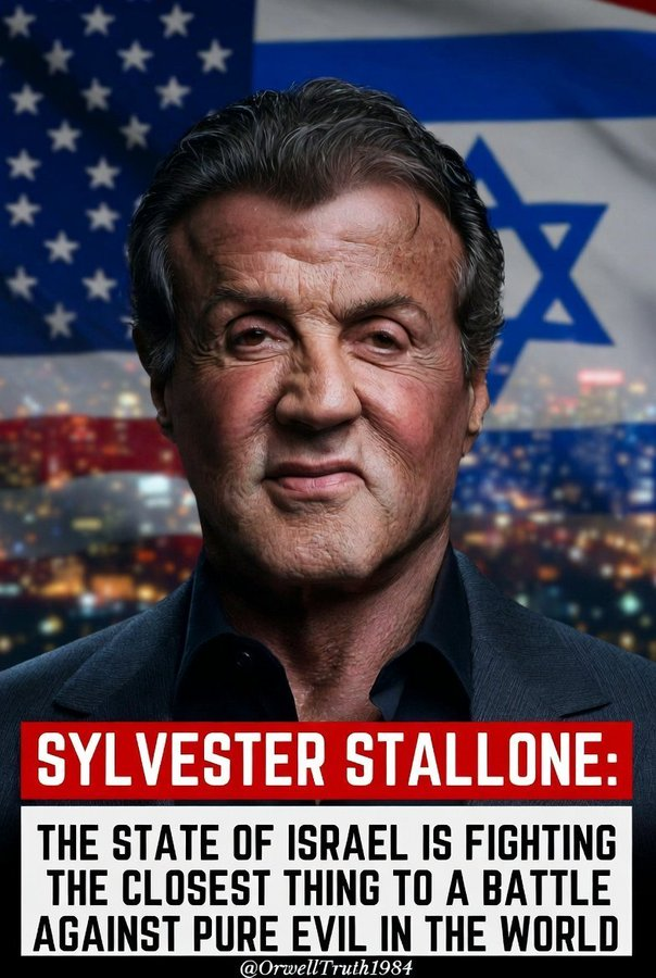 OrwellTruth1984's tweet photo. Do you agree with Sylvester Stallone?! https://t.co/gtg8km53PV