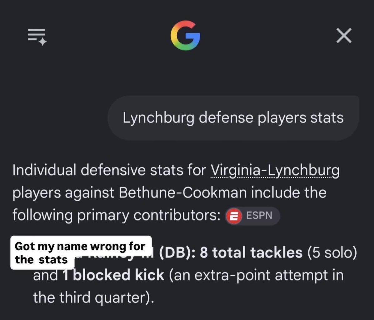 CharlesKei20502's tweet photo. Updated  Highlights vs. Bethune-Cookman-blocked FG on the first clip

6'O"|205 Ibs | LB/Nickel https://t.co/8v5aWdNu2r