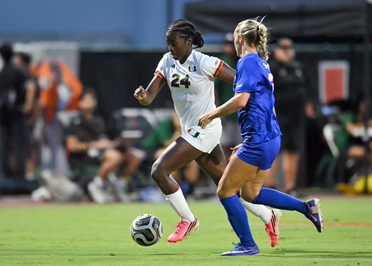 MiamiHurricane's tweet photo. Miami soccer bounces back vs N.C. State in Raleigh, winning 2-1

✍️: Rickey Browne
📸: David Lebowitz
🔗: https://t.co/kIyg1hWd7V https://t.co/qwE8zbQnzu