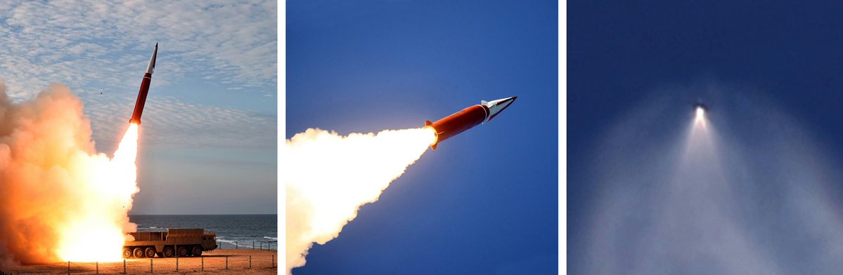 KPA_bot's tweet photo. 今日の労働新聞にて20日、ミサイル総局が兵器システムの技術高度化において重大な意義を持つ新型兵器の試験を成功裏に実施したと報道。KN-23か24にHGVを装着してる？ https://t.co/ZhWbZKtvo4