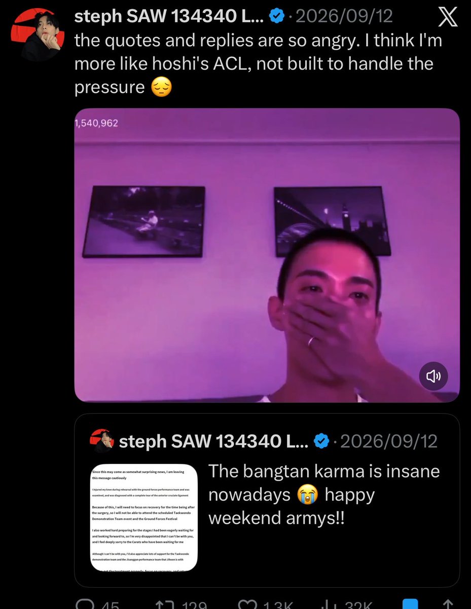 hwacvntarchive's tweet photo. armys turned dk crying because of enlistment in a meme, mass liked a tweet pointing out (edited) self harm scars on giselle’s legs and this is only the most recent stuff, and you wanna talk about “kpop is never that serious”? https://t.co/R0z98nHcJE