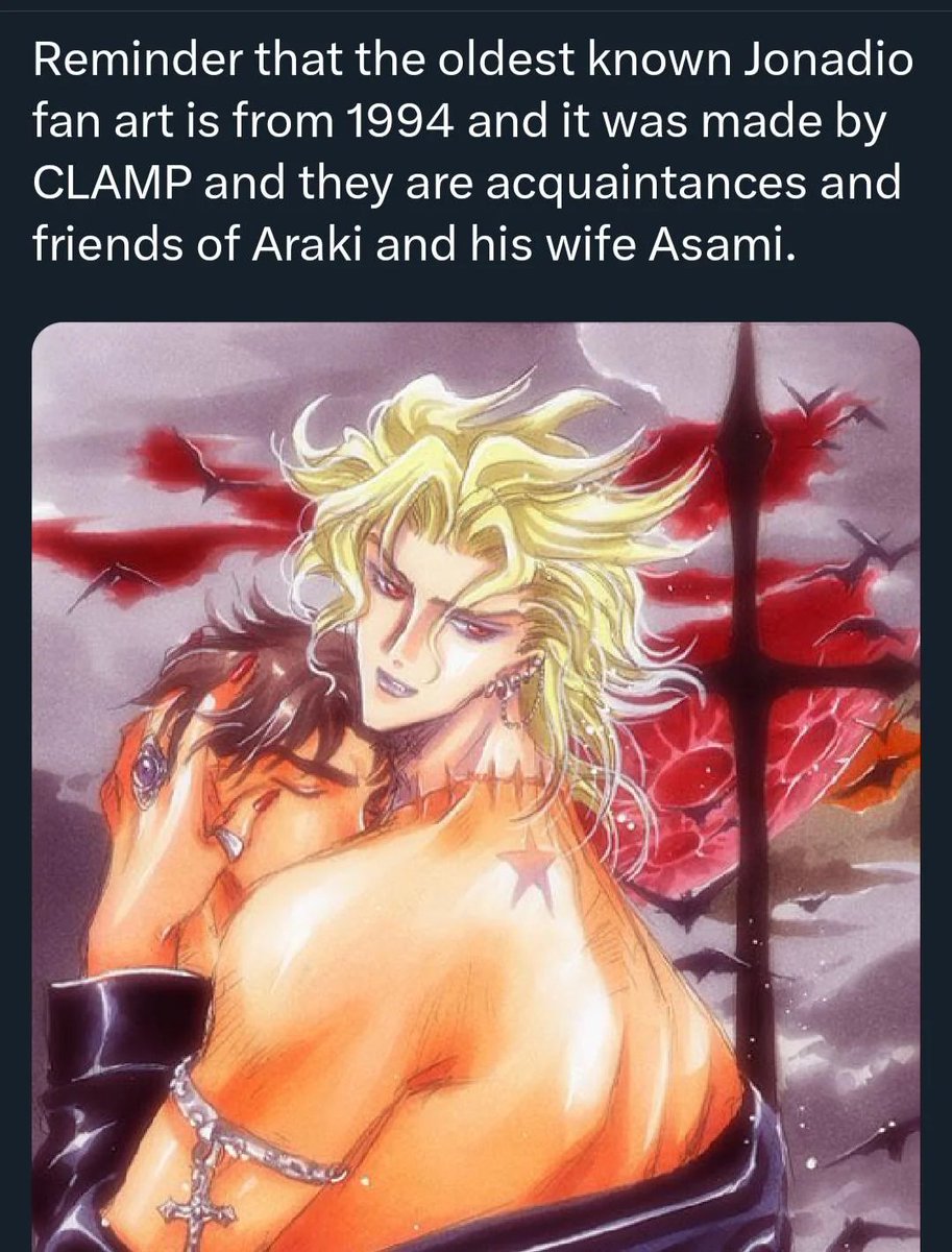 anime1_cloud's tweet photo. The oldest jojo fanart is Yaoi https://t.co/FyugkA7fSB