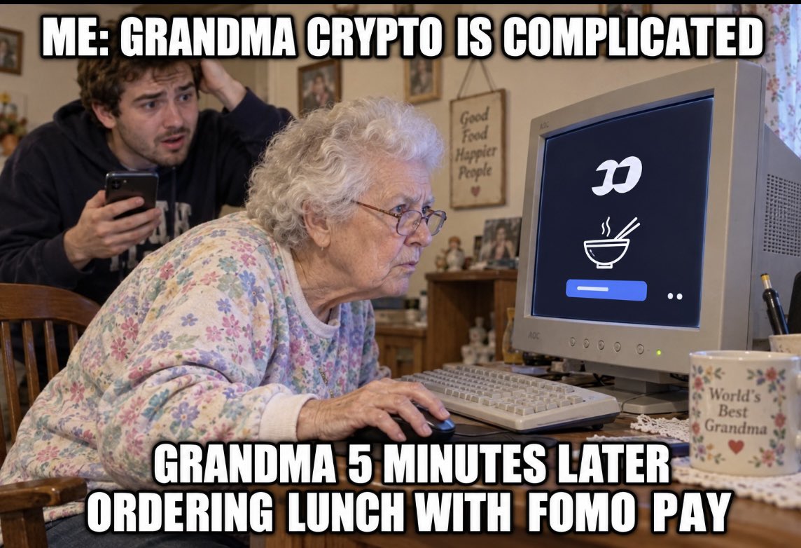 fomopayapp's tweet photo. Fomo Pay is so easy to use that even your grandma can use it.

This is technology multiple major KOLs have been asking someone to build. We actually went out and built it, and we’re continuing to make it better every single day.

There’s a reason we’ve held $500K so well. People keep trying to copy and camp our technology, but nobody has been able to make it work the way Fomo Pay does.

We already have the product, the community and constant updates. All we need now is the right eyes on what we’re building.

Once that happens, we genuinely believe Fomo Pay goes parabolic.

We’re only getting started.

https://t.co/VAfhwUt1ud