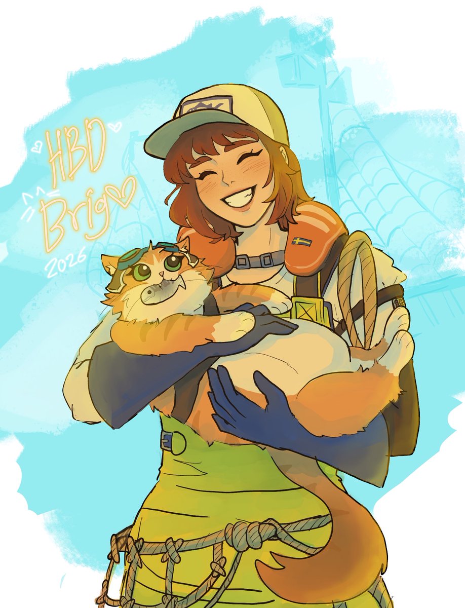 Kukiymne's tweet photo. Happy birthday brigitte!!! https://t.co/pqVdeFpijo