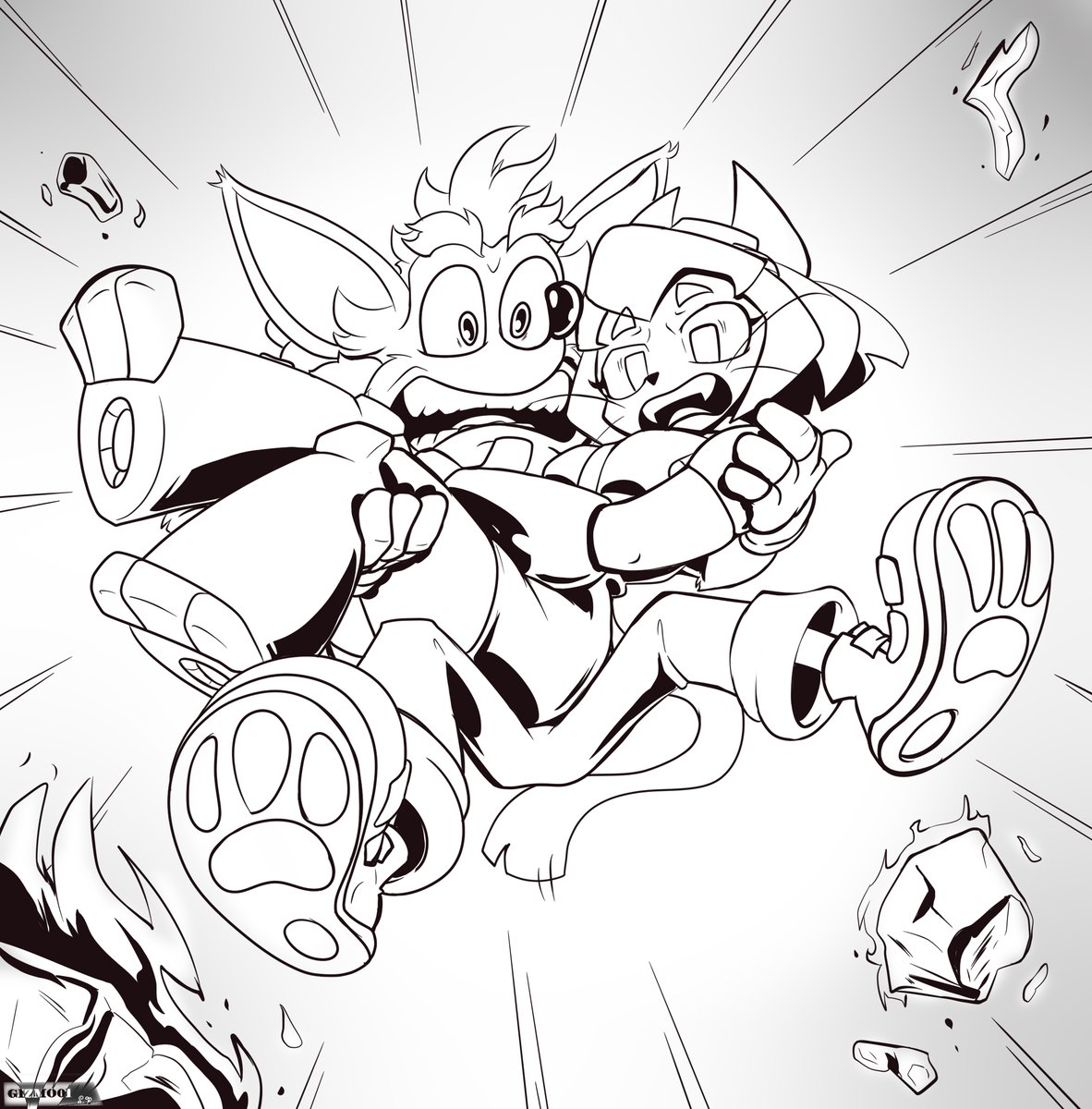 gizmo01_gizmo's tweet photo. Crash saves Kit? 
#gameoverse #kitㅤbodega #crashbandicoot https://t.co/Dnpw7kyJkk