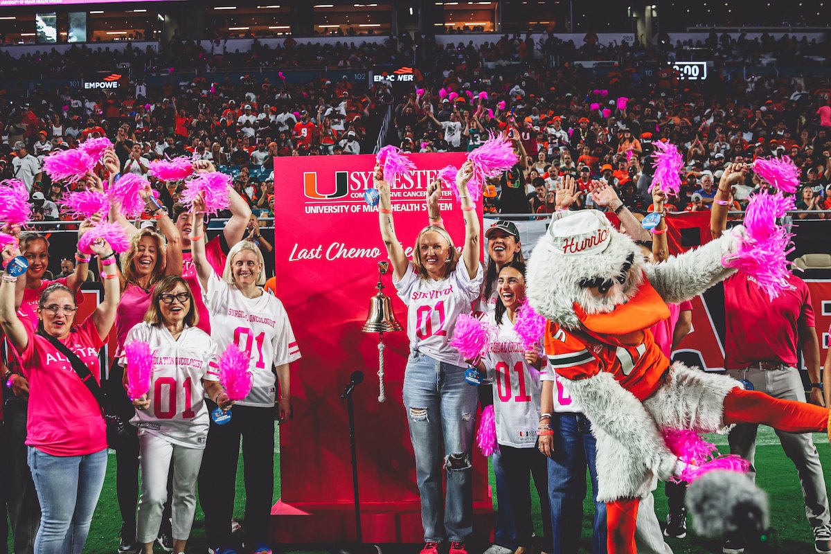 RobertRoselli's tweet photo. Plenty of reasons to spend your Saturday night with @CanesFootball:

✅ First Saturday Night game - Full tailgate, Immaculate Vibes

✅ 1991 Championship Team Celebration at Halftime! Expecting 86 team members. These guys deserve a huge crowd pop

✅ @UMiamiHealth Cancer Awareness Game - Special Pink Out Moment at End of 1st Quarter
(Pink LED wristband giveaway!)

🎟️: https://t.co/SPTTlufBcA