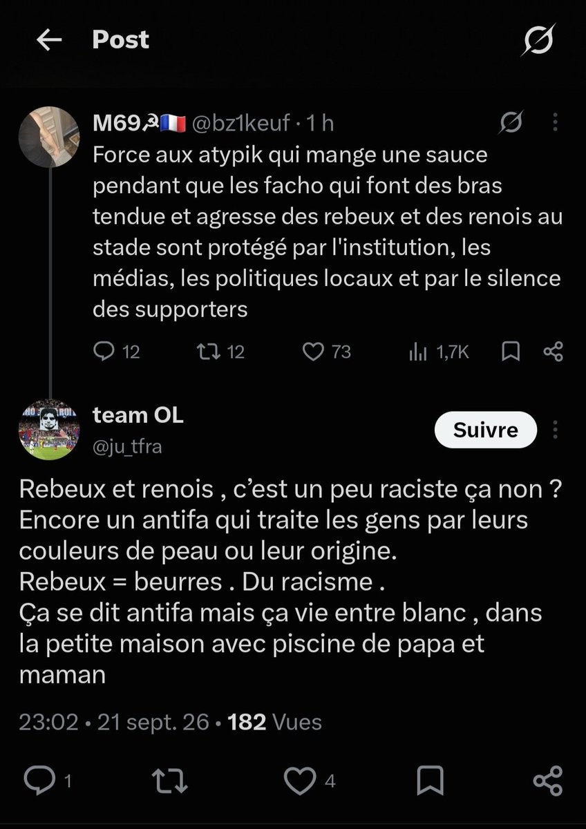 bz1keuf's tweet photo. Parfois il est préférable que certaines personne baise par le cul pour éviter d'avoir ce genre d'abruti plus tard https://t.co/wI4c3VEHNE