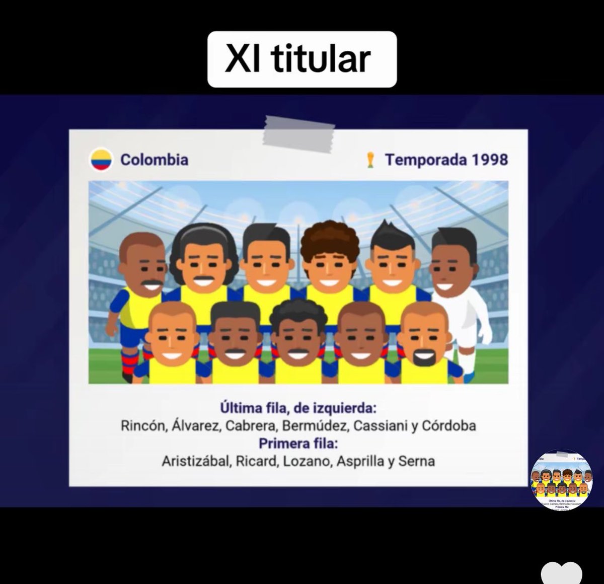 soymarco01's tweet photo. @ElMichalito Hasta que no gané el mundial con la Selección Colombia del 98 no lo dejé 🤣 https://t.co/raJcNBTsnn
