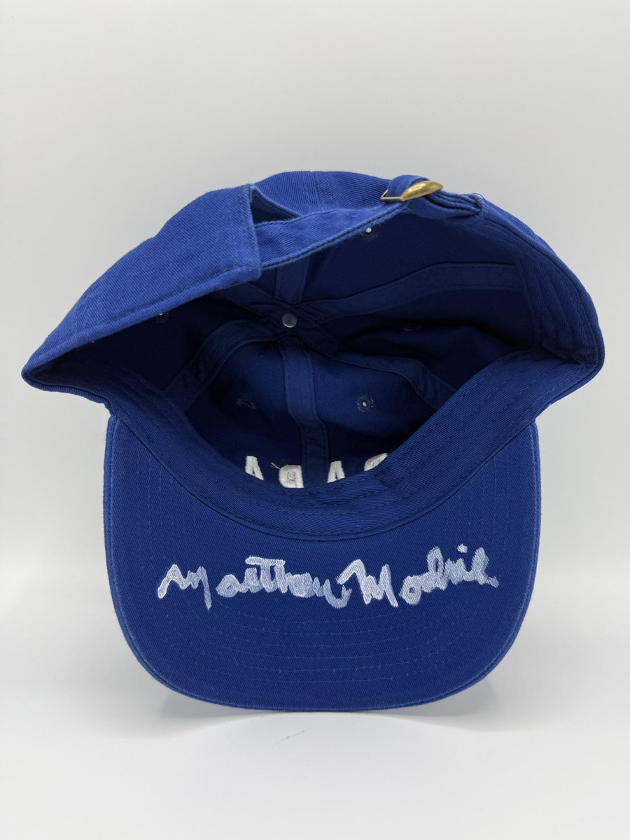 MatthewModine's tweet photo. Repost + be following by Monday, September 28 for a chance to win this signed “ PAPA” hat! I’ll pick one winner at random and announce next #ModineMonday. Good luck! #StrangerThings https://t.co/XshVkJDmbD