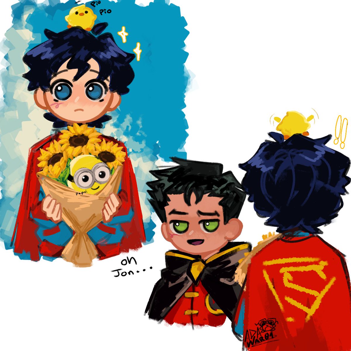 ADA_war01's tweet photo. 🐥
#jondami #damianwayne #jonkent https://t.co/6fqP6kgPEi