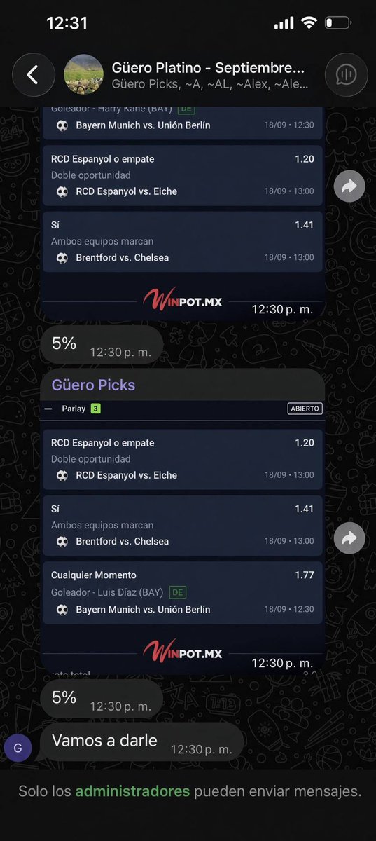 ReyPicks10's tweet photo. EL GÜERO PICKS MÁS QUEMADO QUE NADA! 

UN TIPSTER CON POCA PROFESIONALIDAD SACANDO A LA GENTE DE SUS GRUPOS POR DECIRLE SUS VERDADES DE PERDER EL 50% DE BANK EN UN DIA! 🤡 

MANDA UN CHINGO DE JUGADAS Y HASTA YA INICIADAS, VEAN LA HORA NADA MÁS! Y APARTE COBRA CARO EL MUY ESTAFADOR! 🐀 

AHÓRRENSE PAGARLE A ESTE TIPO DE GENTE ESTAFADORA Y POCO PROFESIONAL!