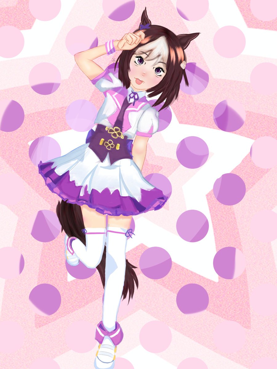 snuffbae's tweet photo. besides being a very smart little puppy,,, i  also draw sometimes :P 

... i love umamusume https://t.co/Bfc16Kdg2C