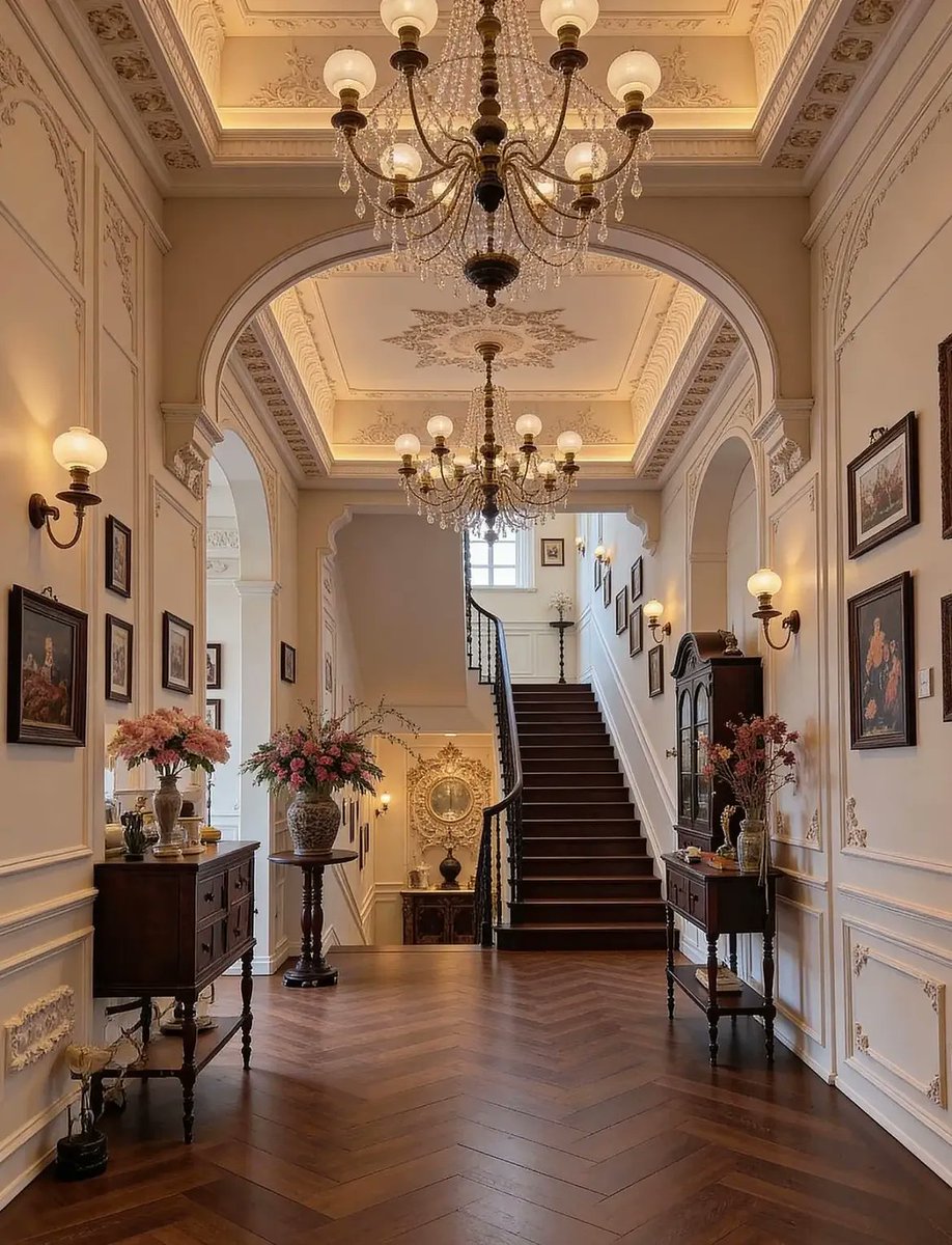 aurearch's tweet photo. The seamless harmony of black iron arches with neoclassical details. https://t.co/E5QTQ3kp8A