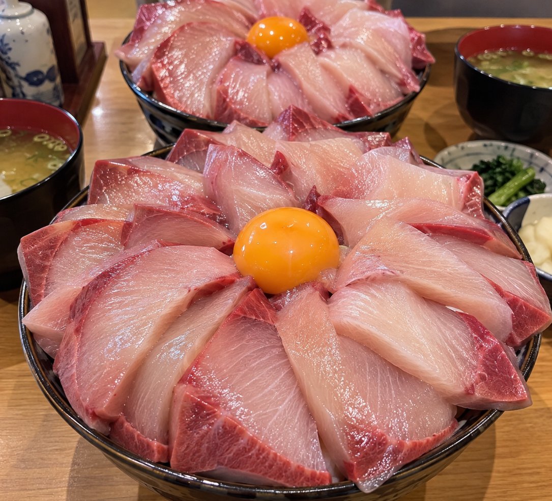 melikesalataci's tweet photo. 夫君と食べに行った漁師の居酒屋さんのブリ丼1300円！

ちゃんとご飯も酢飯で美味しい😀😀 https://t.co/EnVgjSqSo9