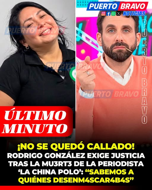 ALECMORRIScr7's tweet photo. TRAS CONOCERSE SU FALLECIMIENTO EL SÁBADO 19 EN CARAZ, RODRIGO GONZÁLEZ LE DEDICÓ UN MENSAJE Y DESTACÓ EL TRABAJO DE "LA CHINA POLO":  “DESCANSA EN PAZ PERIODISTA VALIENTE. SABEMOS A QUIÉNES DESENMASCARABAS Y LO INCÓMODA QUE FUISTE PARA ALGUNOS”. PIDIÓ QUE SE CONOZCA LA VERDAD... https://t.co/oY99azNM85