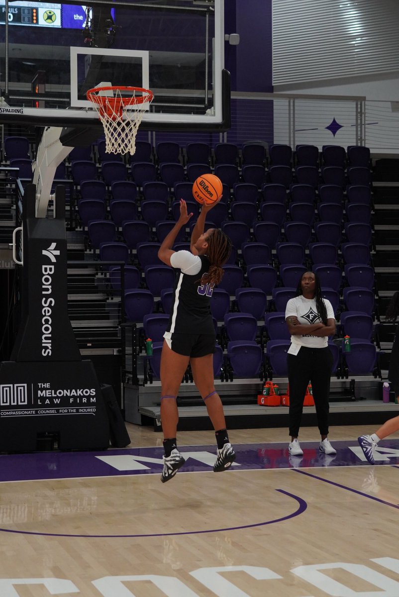 FurmanWBB's tweet photo. The preparation continues. Season is officially underway. 🟣⚔️

#JustUs https://t.co/DsPW3oym0V