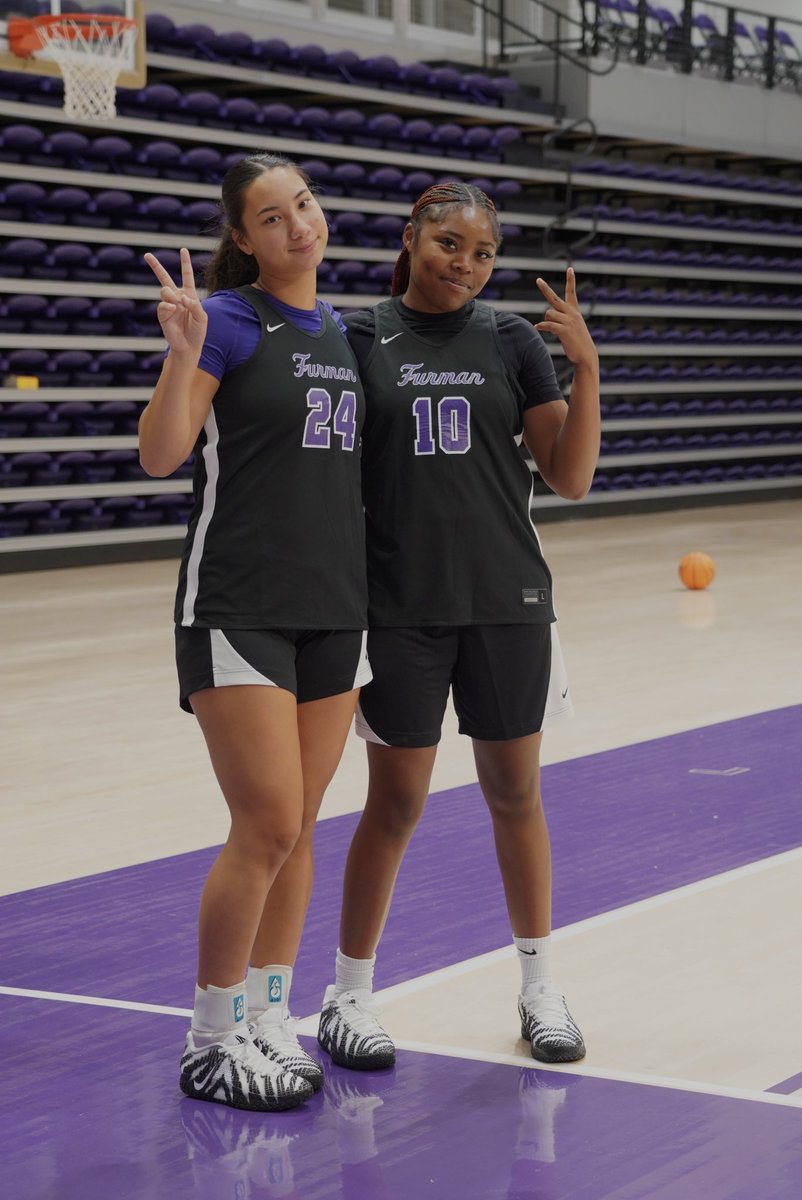 FurmanWBB's tweet photo. The preparation continues. Season is officially underway. 🟣⚔️

#JustUs https://t.co/DsPW3oym0V