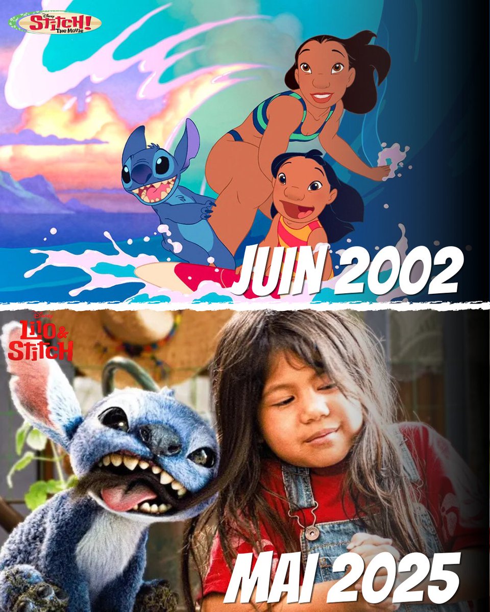 DreamSneyPixar's tweet photo. 🌊Lilo &amp; Stitch ☀️

Lilo et Stitch raconte l'histoire de Lilo, une petite fille hawaïenne solitaire qui fera une... Rencontre ?

Comparaison Animé Vs Live action 🔥

Date de sortie, durée, bénéfices totaux, note !

👉Quel film pour la prochaine comparaison ?

#stitch#liloetstitch https://t.co/nigkNWYgDC
