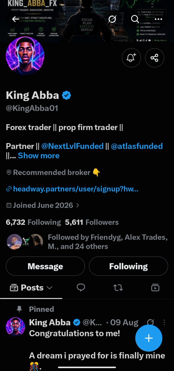 PropFirmRadar1's tweet photo. @KingAbba01 @OrionAffiliates @Orionfundedcom All done ✅ 
Join 
@Densemak 
@ZenithEagle 
@BillionzDeFi https://t.co/F1xNSlC5rM
