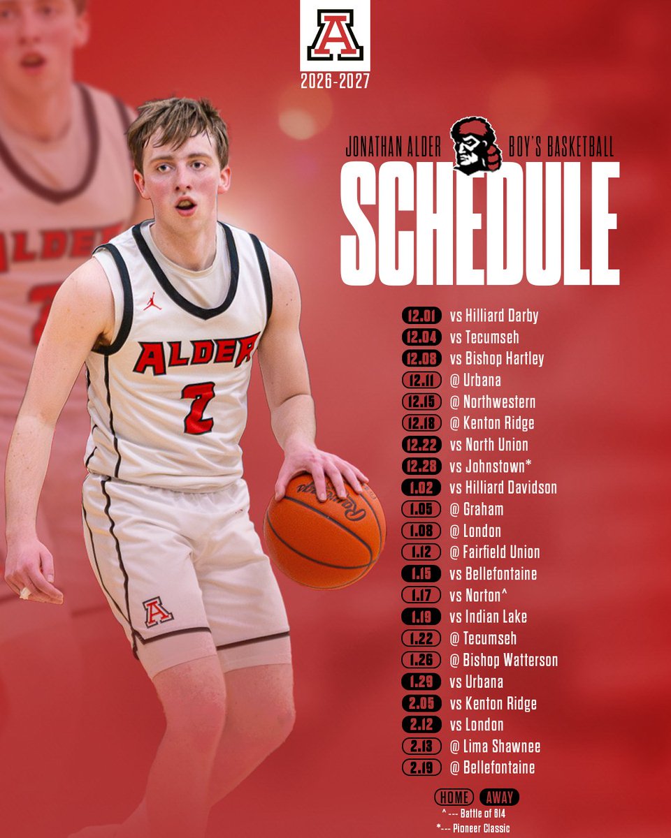 JAHoopSquad's tweet photo. Let’s hoop 🏀

The full 2026-27 schedule is here

#GoPioneers | #AlderBasketball https://t.co/lB5L8wwXDC