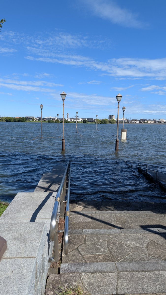 ikuta_laketown's tweet photo. ？「レイクタウン水没wまさにレイクタウンw」
？？「池の近くなんて大雨で溢れて危険だぞ」
？？？「浸水怖くてこんなところ住めない😢」

ぼく「調節池ってご存知？」 https://t.co/GtF4S0kZdI