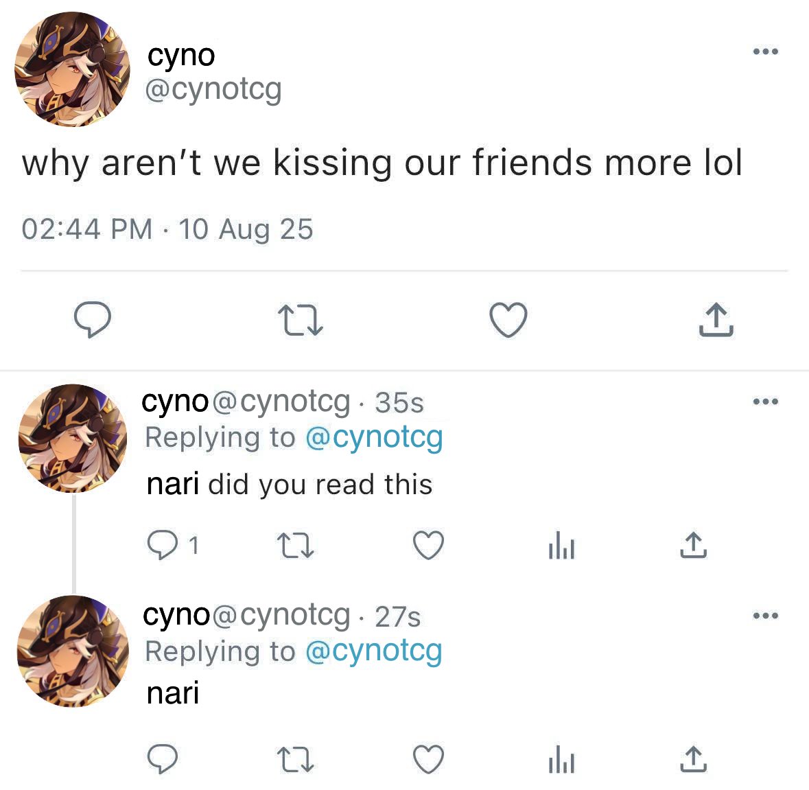 hearts4cynari's tweet photo. #cynonari #tighcyno https://t.co/O0c5WkHc0x
