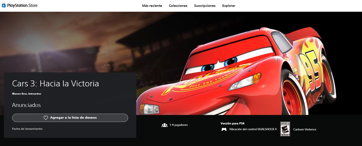 luzum087's tweet photo. CARS 3 YA NO ESTÁ DISPONIBLE EN DIGITAL.

Otro juego más que se suma a la lista de juegos que se eliminan de las tiendas digitales por perdidas de licencias y sólo es posible adquirirlo de forma legal en tiendas físicas.

Este tipo de cosas que suceden en la industria de los videojuegos aumenta el significado de defender el formato físico, el formato digital no le pertenece al consumidor y peligra con poder desaparecer de las tiendas digitales.

En un futuro únicamente digital sería imposible comprar este juego al haber desaparecido de todas las tiendas de consolas, provocando un daño irreparable para el consumidor.

Cars 3 fue borrado de las tiendas digitales el 27 de abril de 2026 sin previo aviso, es por eso que ni me había enterado, ha sido gracias a limpiar mi lista de deseos de Nintendo eshop cuándo me he dado cuenta.

Lamentable y horroroso, hoy más que nunca, amo el formato físico y crítico todos los actos anti-consumidor de las grandes compañías en esta industria.

#AmorPorElFormatoFisico #cars