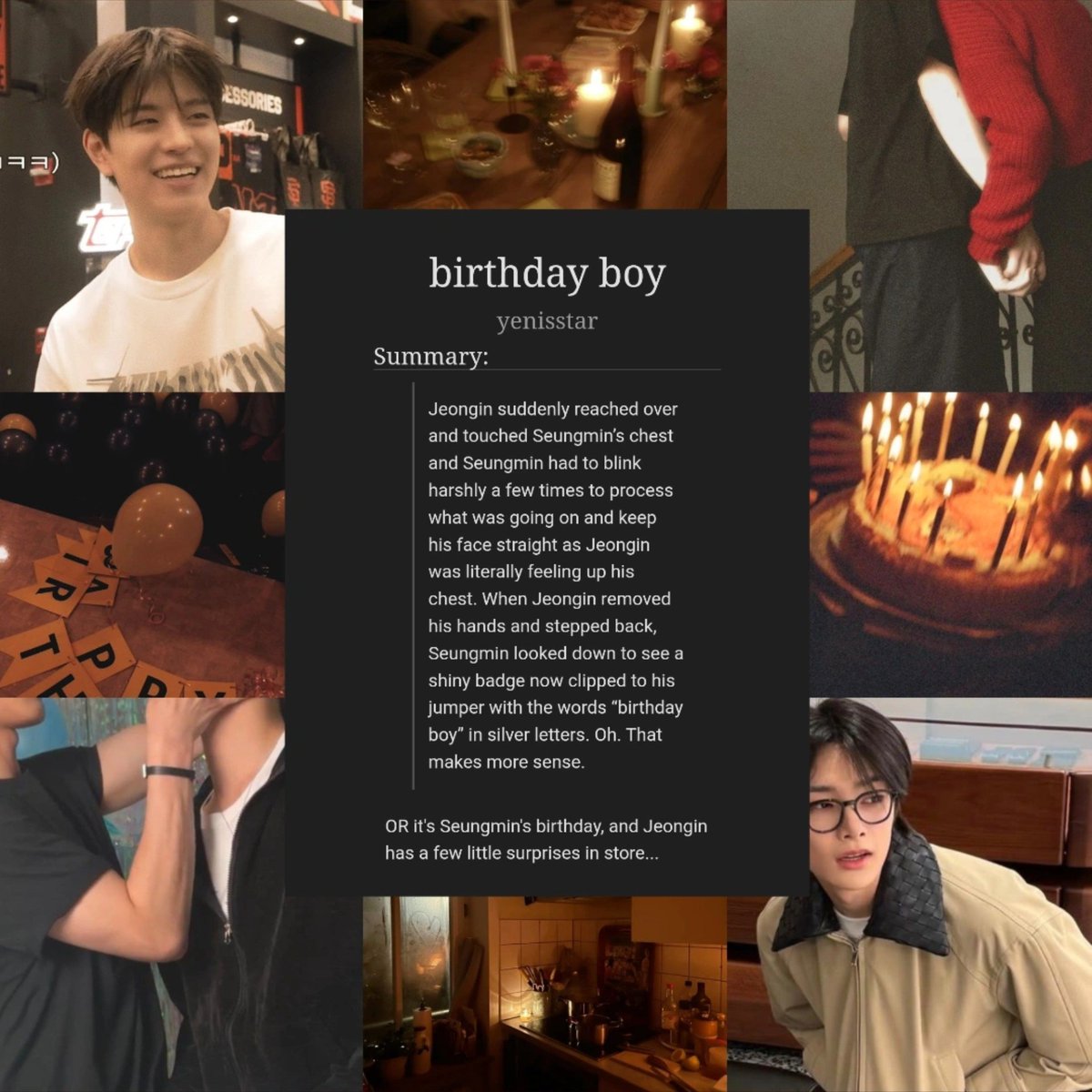 yenisstar's tweet photo. birthday boy

🎂 seungyang 🐶🦊
🎂 oneshot
🎂 3.1k 
🎂 tooth rotting fluff, seungmin's birthday!
🔗 https://t.co/UTpLkbjrFD https://t.co/W5VMjLPceZ